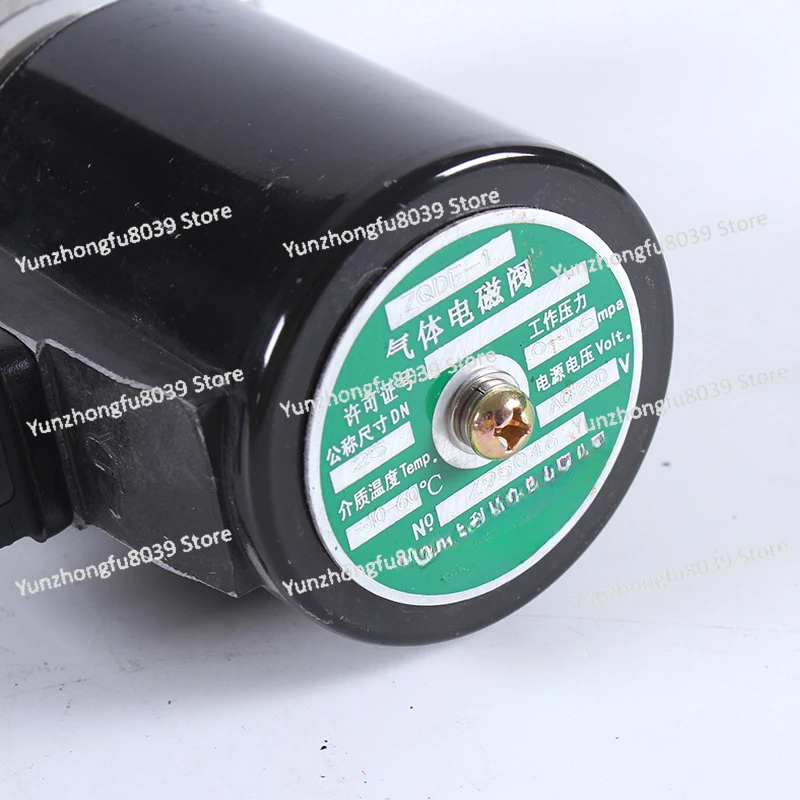 صمام لولبي Solenoid Valve for Steam Liquid, Two-position, Two-way Direct-acting Stainless Steel High-temperature Solenoid Valve الماء والبخار — تفصيل 1