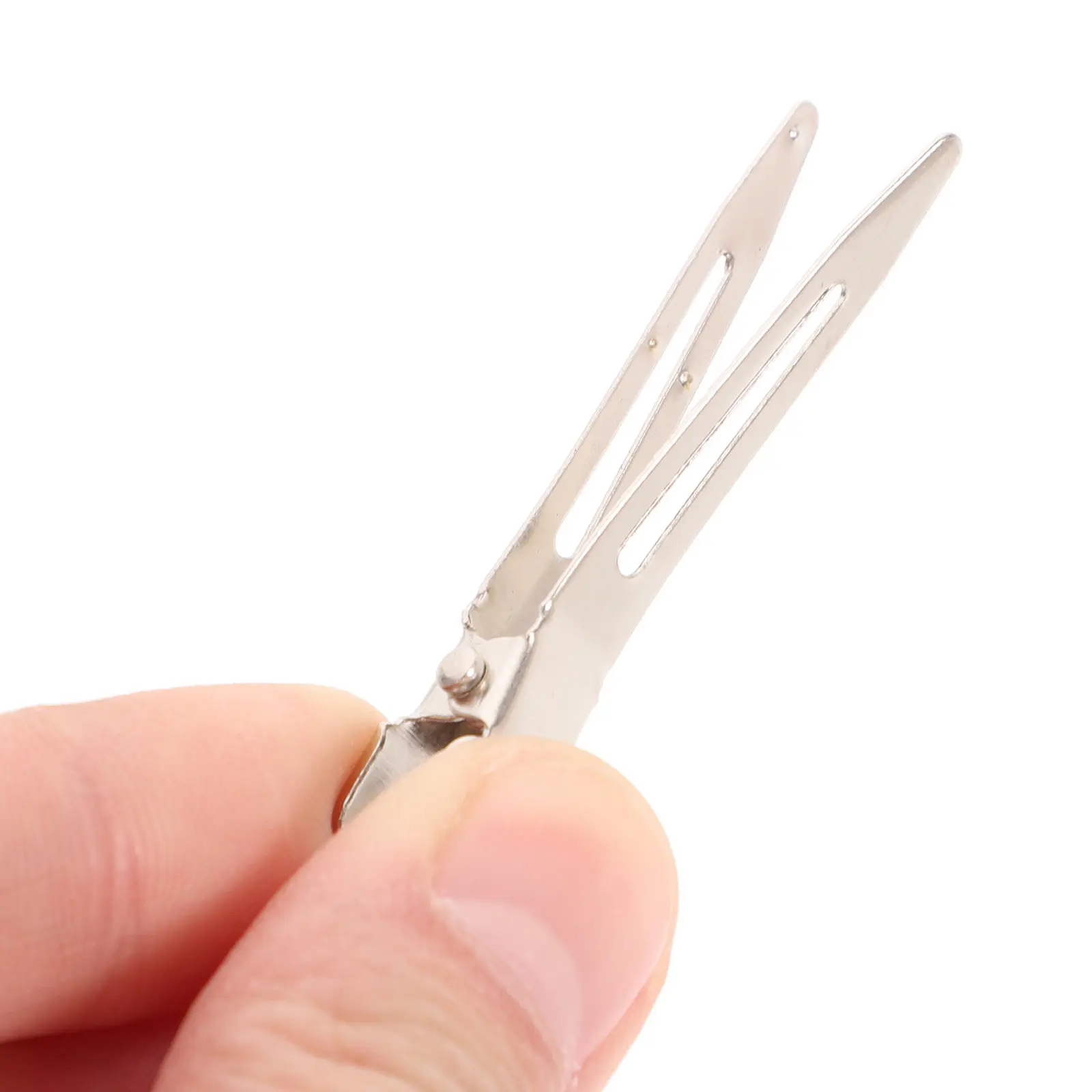 50Pcs Duckbilled Hair Clips Metal Hair Styling Sectioning Clips Salon Supply Hairdressing Hairpins Hollow Out Hairpins