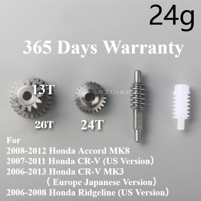 Rearview Mirror Gear For Honda Accord CR-V Ridgeline MK3 MK8 Car Parts Exterior Mirrors Fold Motor Metal Plastics Inner Tool Cog