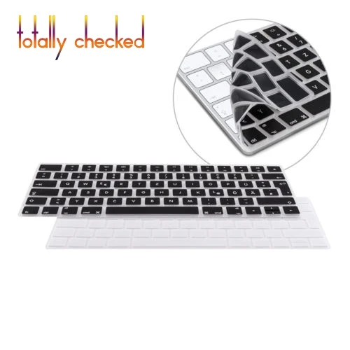 Forr Magic Keyboard Euro EU ENGLISH European Magic wireless Keyboard For Apple Magic Keyboard Silicone Keyboard Cover Protector