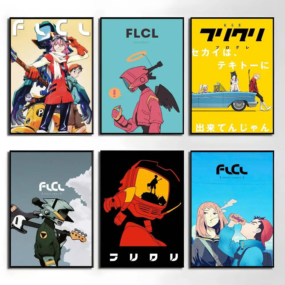 Póster de First Love Cyber ​​Love Flcl, pegatina impresa, arte de pared impermeable para sala de estar, dormitorio, decoración del hogar, 1 ud.