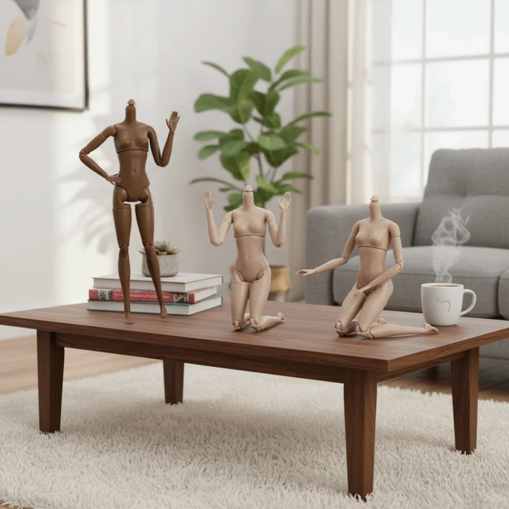 Solid Doll Jointed Nude Dolls Movable Detachable Super Model Doll Replacement Multi-functional Action Figure Body