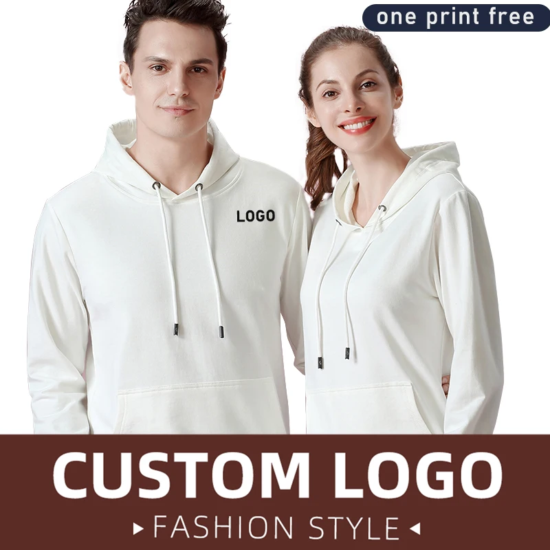 Custom Personalized Men's/Women's Autumn Winter Hoodies With Logo Print Embroidered Casual Sweatshirts Hoodie Sweater Tops