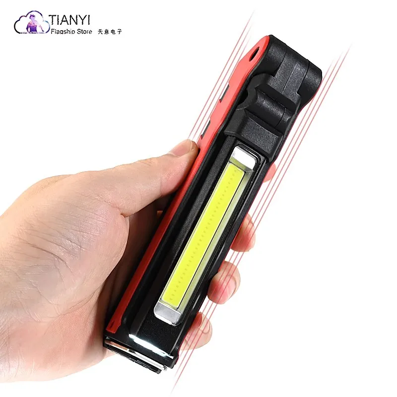 led work light folding charge cob multi-function magnet tent light Outdoor flashlight Car repair light