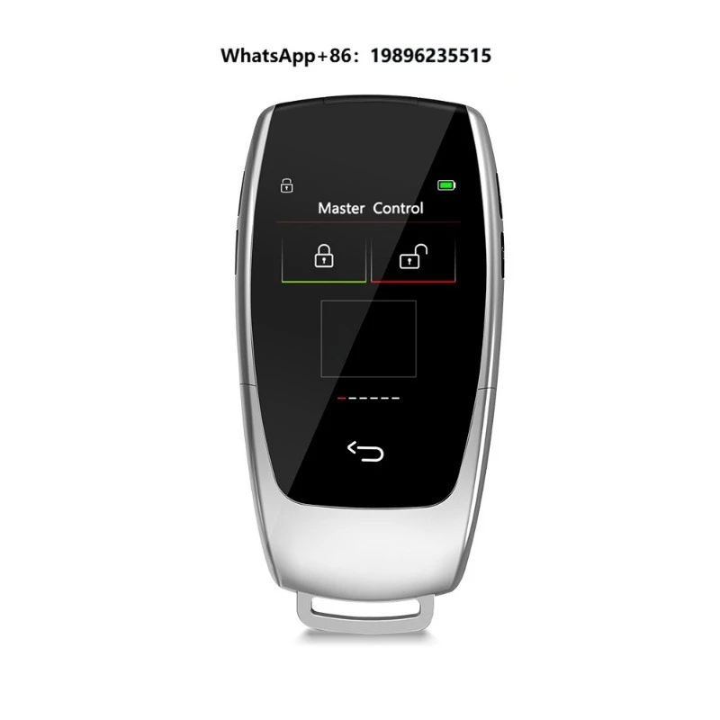 Universal Smart LED Display Auto Lock Unlock Key  All-in-One Keyless Entry with LCD Screen