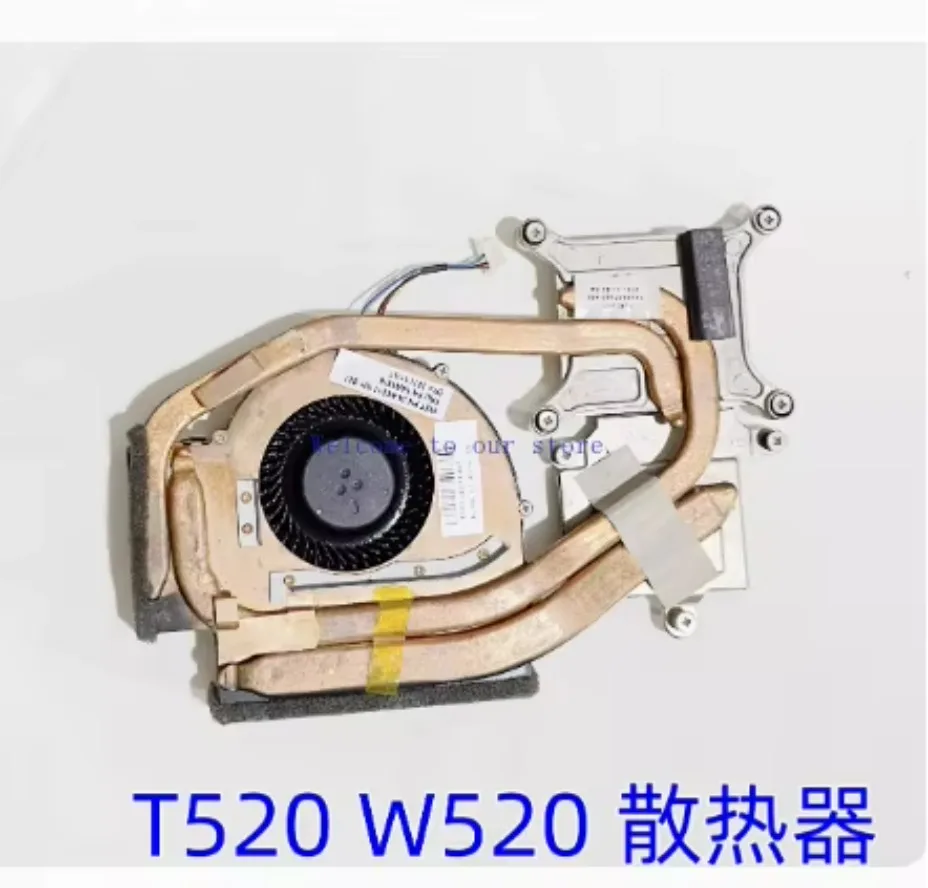 For Lenovo ThinkPad T520 T520i W520 Laptop CPU Cooler Fan Copper Pipe