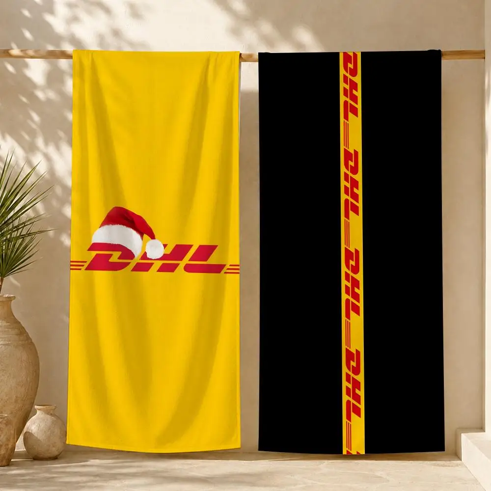 D-dHL Express Towel ultra-fine fiber quick drying absorbent towel, beach swimming vacation beach towel