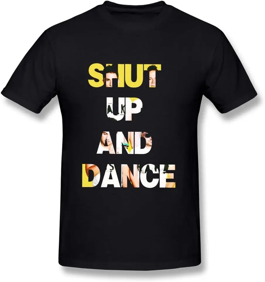 Men's Shut Up And Dance Walk The Moon Tshirt Graphic Size L Black