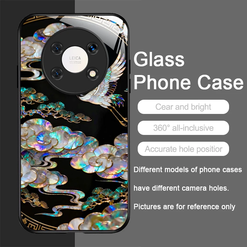 Stylish Dragon Leopard Marble Texture Tempered Glass Phone Case for Xiaomi 15 Pro+ 14 Ultra 14T 13T 12 11 Lite 10T 11T PRO Cover - view 3