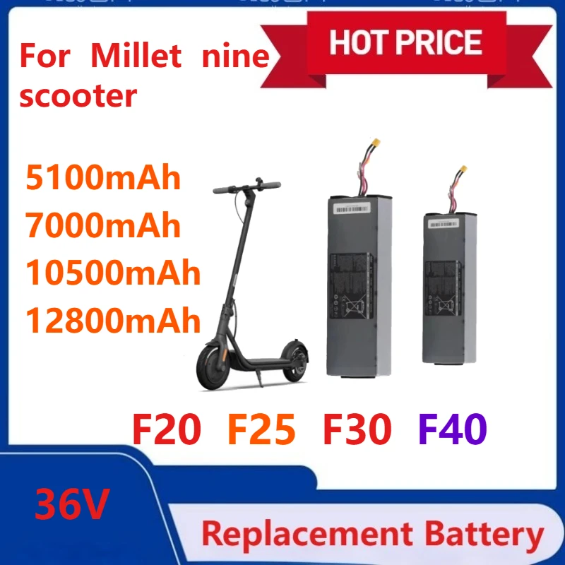

New 36V universal High Quality battery for Millet nine scooter F20F30F40 scooter expansion battery Rechargeable Battery