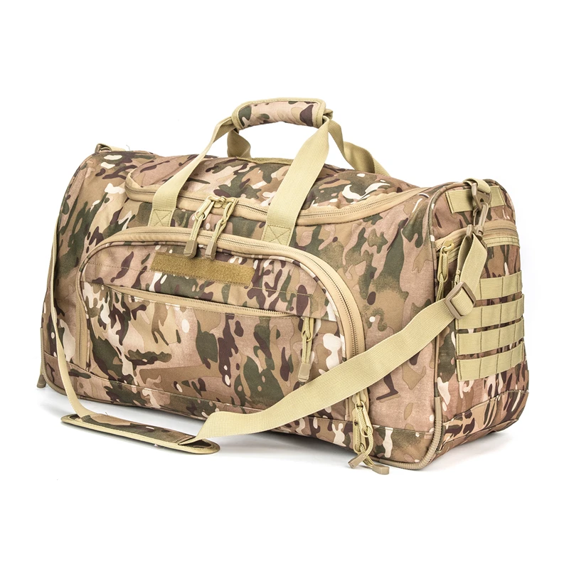 LQARMY 40L Wasserdichte Sporttasche für Herren, Sport- und Reisetaschen, taktische Reisetasche, Outdoor-Fitness-Trainingstasche