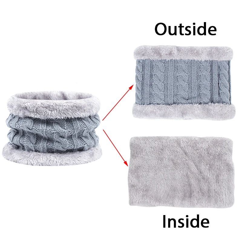 3 Stück Winter Baby Hut Schal Handschuhe Set einfarbig Kleinkind Motorhaube niedlichen Pompon Strick mützen Outdoor warme Säuglings zubehör 1-5y