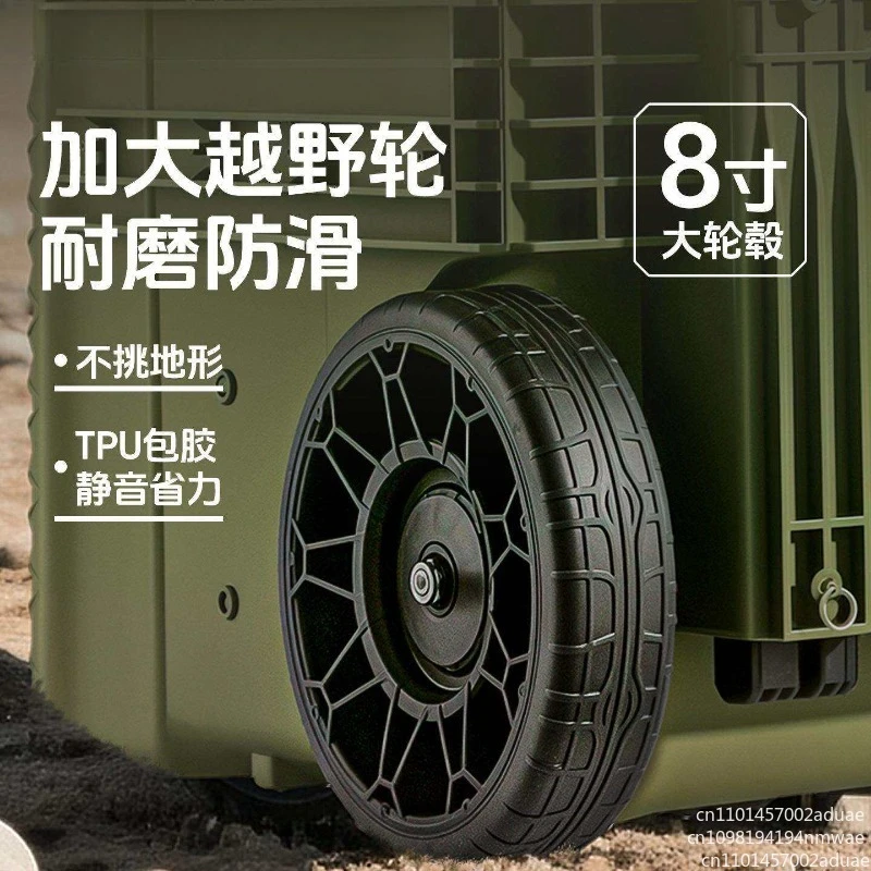 Toolbox Hardware Storage Box Combination Stacking Box Trolley Type Industrial Grade New Base Station Type Hand Pull Large Box