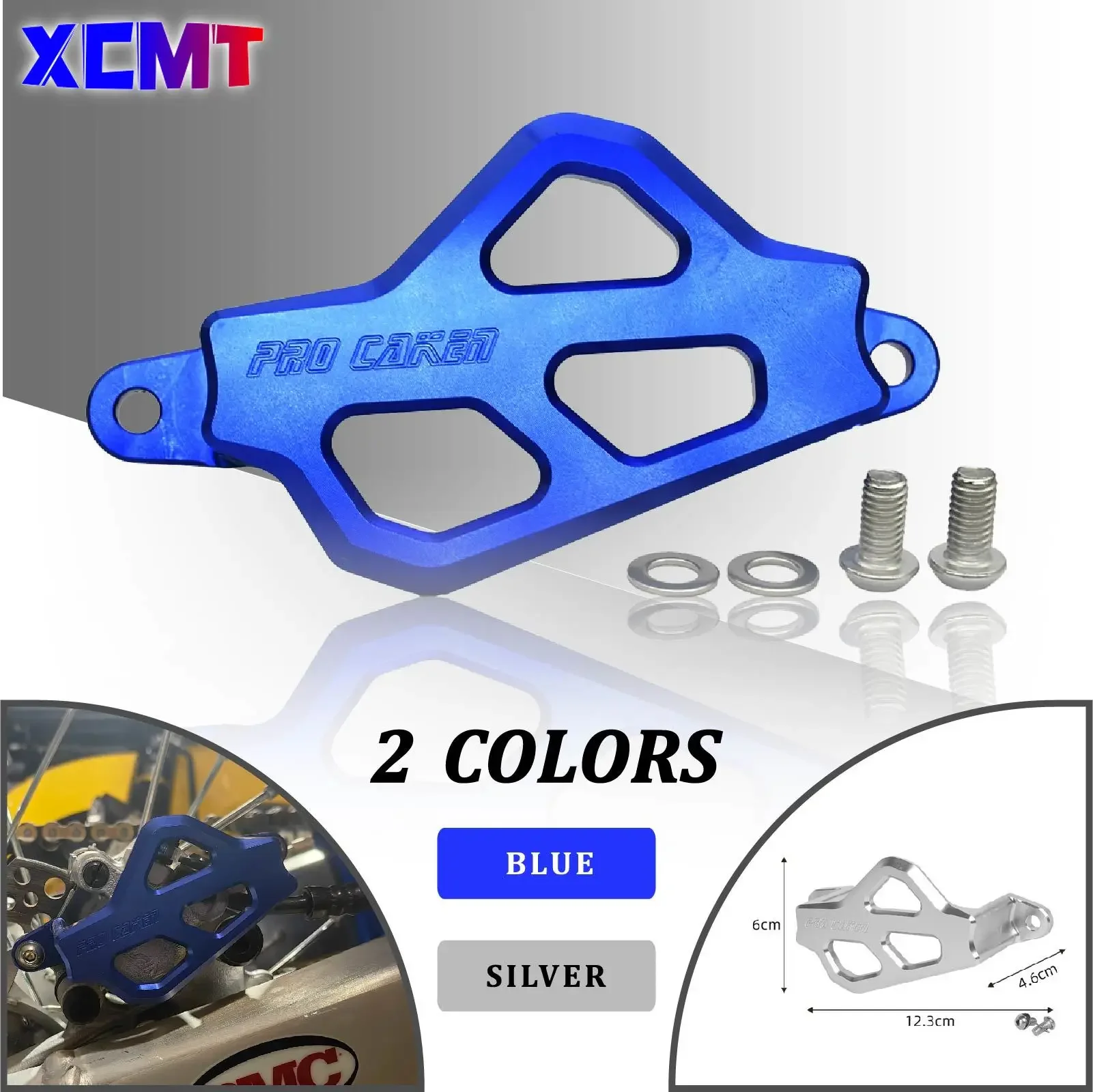 

CNC Rear Brake Caliper Guard Protector Cover For Yamaha YZ250X YZ450FX YZ125 YZ250 YZ250X YZ250F YZ450F 50TH MONSTER 2021-2024