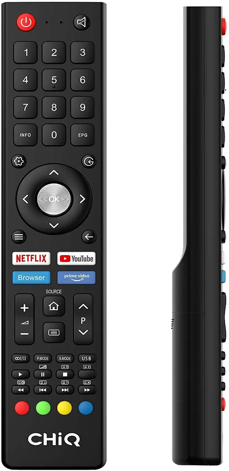 الأصلي GCBLTV02BDBIR التحكم عن بعد صالح ل changhk CHIQ UHD TV L32H7N L40H7N L43H7N L50H7N L55H7N GCBL-TV02BDBIR التلفزيون الذكية