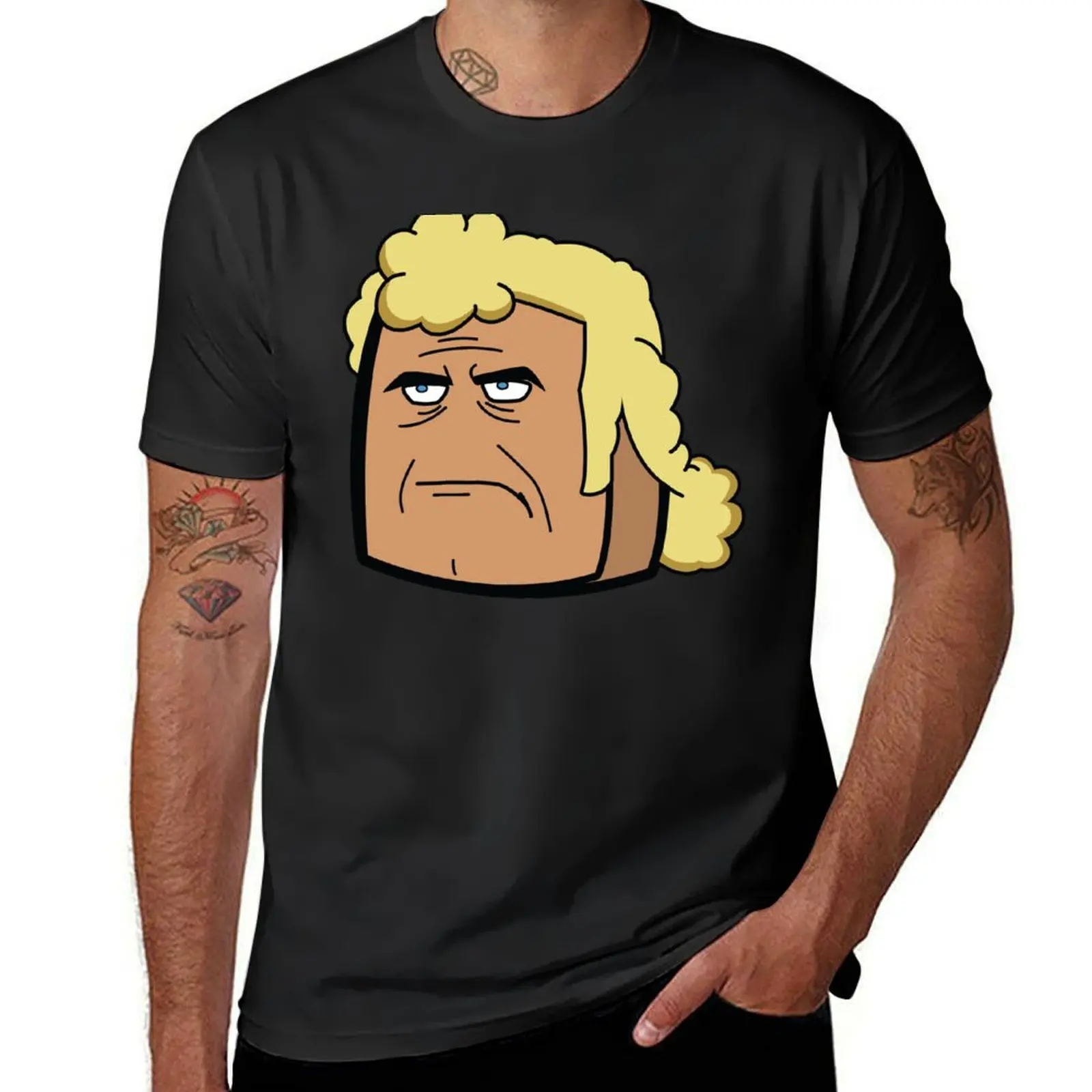 Brock Samson - Venture Bros. Boxheadz T-Shirt boys whites anime slim fit t shirts for men