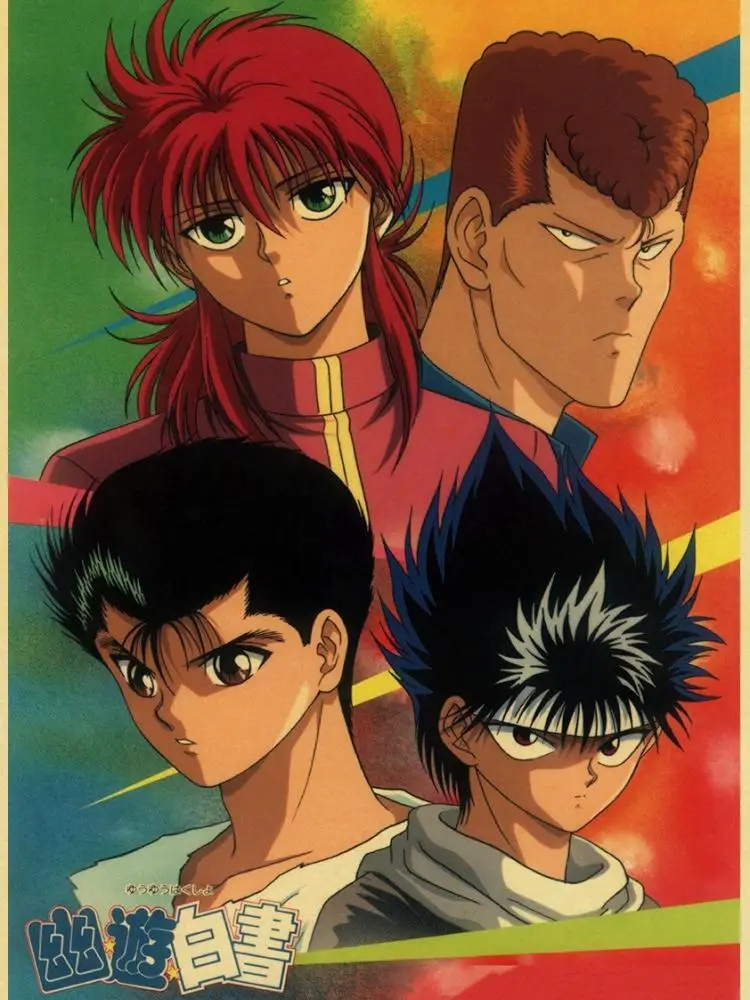 Yu Yu Hakusho Urameshi Yuusuke Kurama Canvas Painting Poster for Home Decor living room wall art for bed room