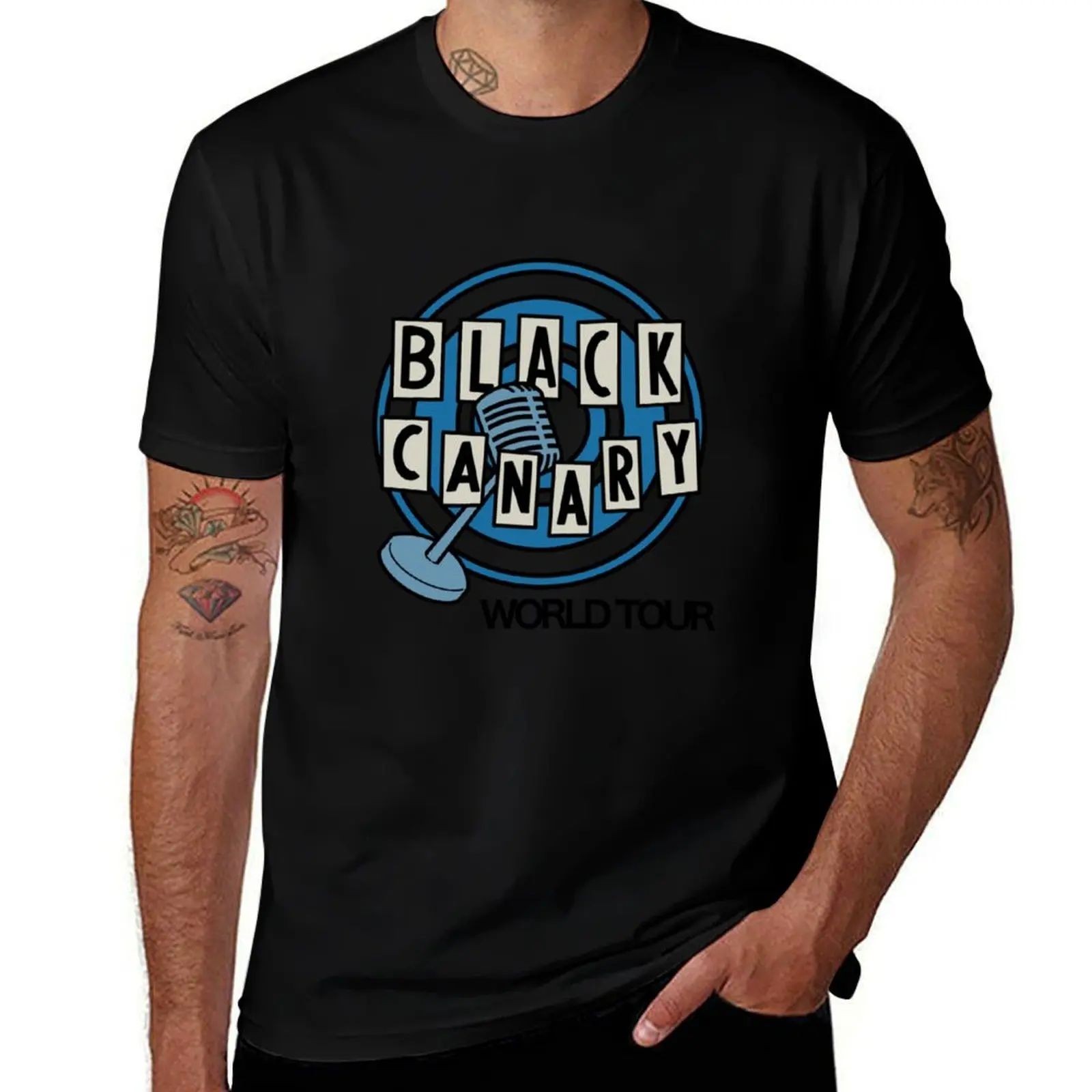

Nightwing 80 Black Canary world tour T-Shirt Soft Durable Cotton T-Shirt