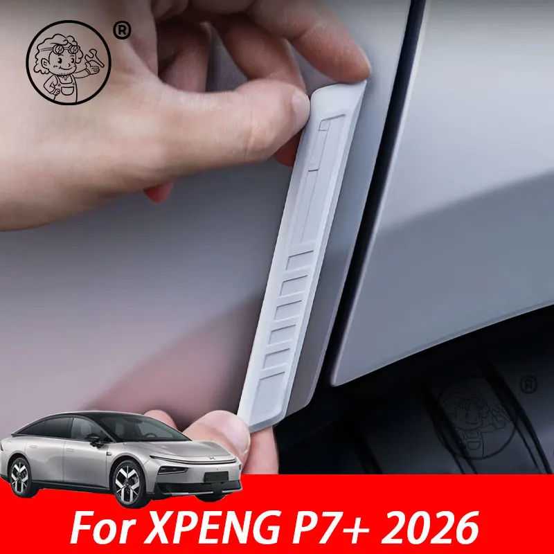 

For XPENG P7+ 2026 2027 Car Door Anti-Collision Strip Door Protective Sticker Scratch Resistance Car accessories