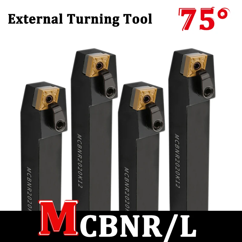 1PCS MCBNR2020K12 MCBNR2525M12 MCBNR3232P12 MCBNR MCBNL Lathe Turning Tool Holder CNMG Lathe Inserts CNC Cutter Shank