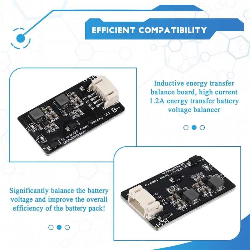 

AEE3-1.2A 3S Active Equalizer Balancer Equalizer Module Li- Lifepo4 Lithium Battery Active Balancer BMS