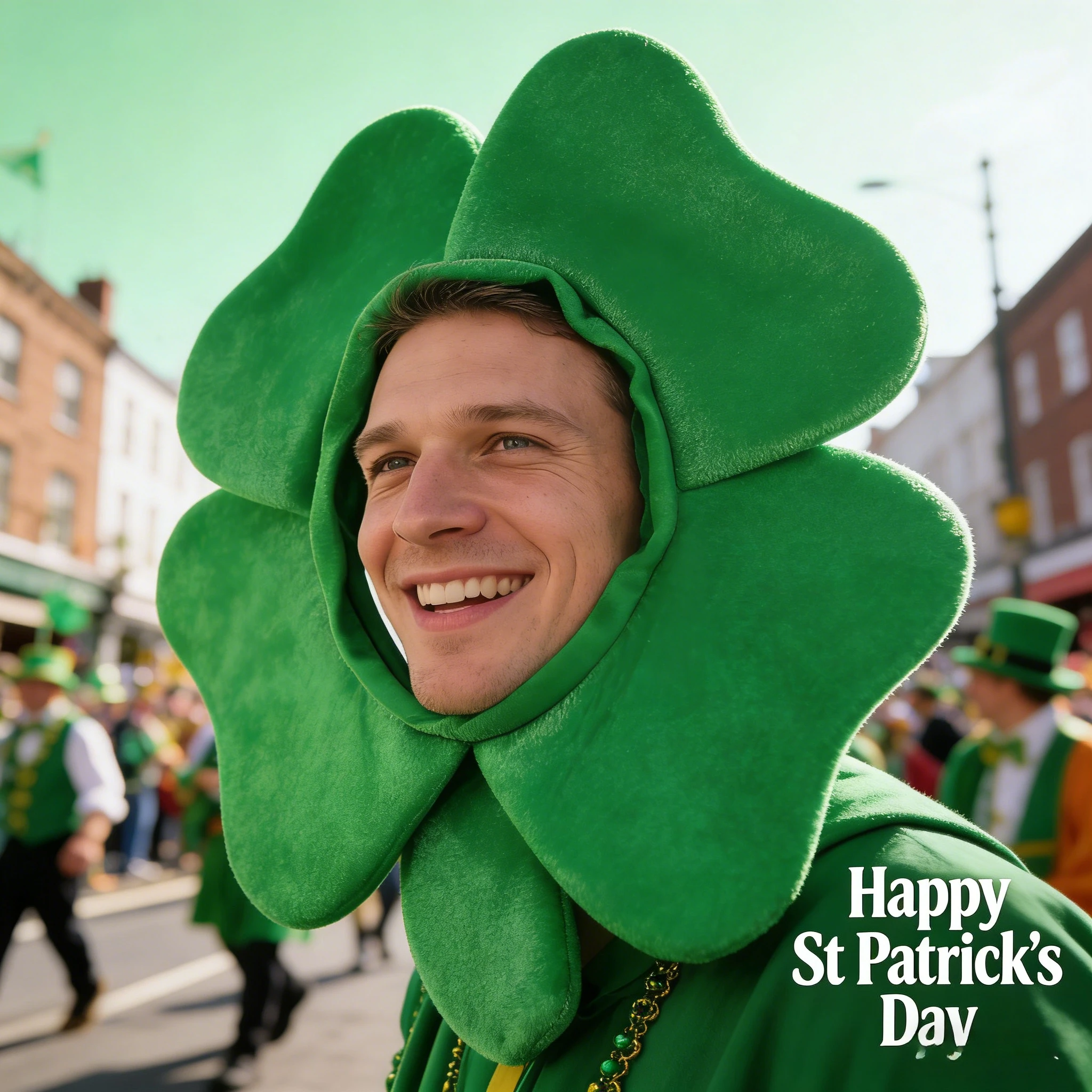 St Patricks Day Clover Hat Green Irish Festival Headpiece for Party Performance