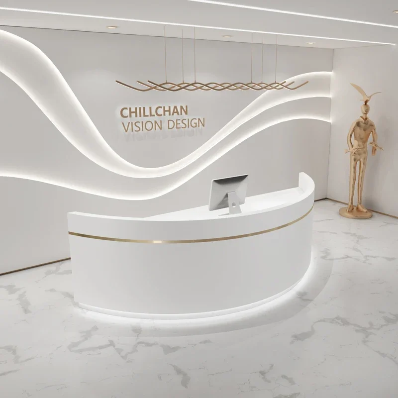 

Welcome Podium Reception Desk Office Counter Modern Check Out Reception Desk Restaurant Restaurant Mostrador Trendy Furniture