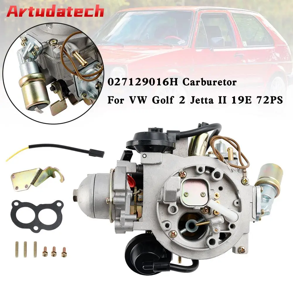 Artudatech 027129016H Carburetor For VW Golf 2 Jetta II 19E 72PS