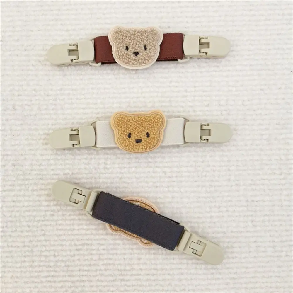 Accessories Adjustable For Children Hanging Anti-slip Skirt Pants Strap Clip Suspenders Clip Bear Strap Clip Shoulder Clip