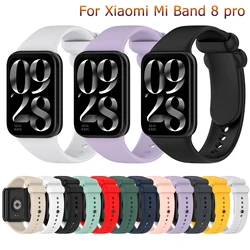 Breathable silicone strap For Xiaomi Mi Band 8 Pro Bracelet Smart Watch Watchbands For Redmi Watch 4 Replacemen Accessories Band