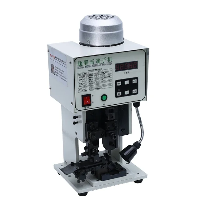 

Полуавтоматическая машина для обжима клемм проводов Супер бесшумная бесшумная машина для зачистки и обжима проводов