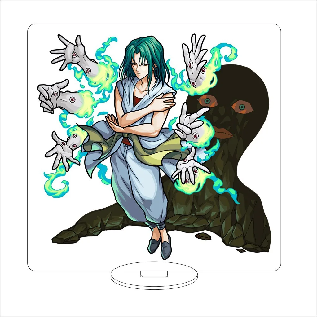 16CM Anime YuYu Hakusho‌ Toguro Kazuma Kuwabara Yusuke Urameshi Ryūko Kurama Bu Bu Cos Acrylic Figure Stand Ornaments Gifts