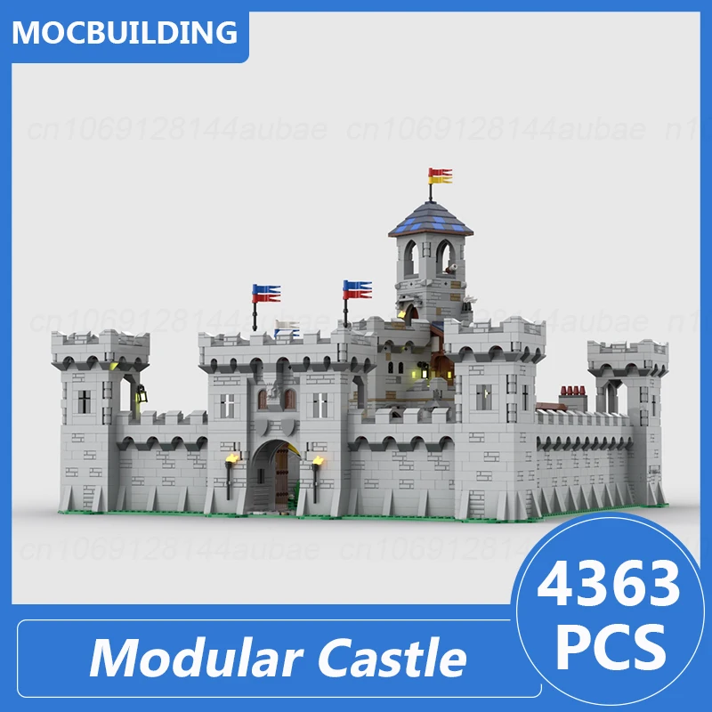 Modular Castle Bundle Model Moc Building Blocks Diy Assemble Bricks Architecture Display Creative Educational Toys Gifts 4363PCS