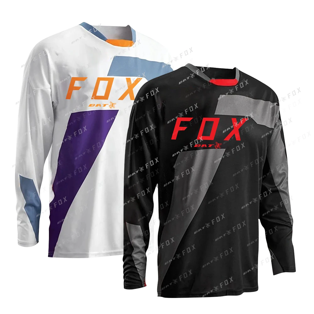 

BAT FOX Downhill Shirt Enduro MTB Jersey Camiseta Motocross T-Shirt Offroad DH Motorcycle Jersey Maillot Ciclista