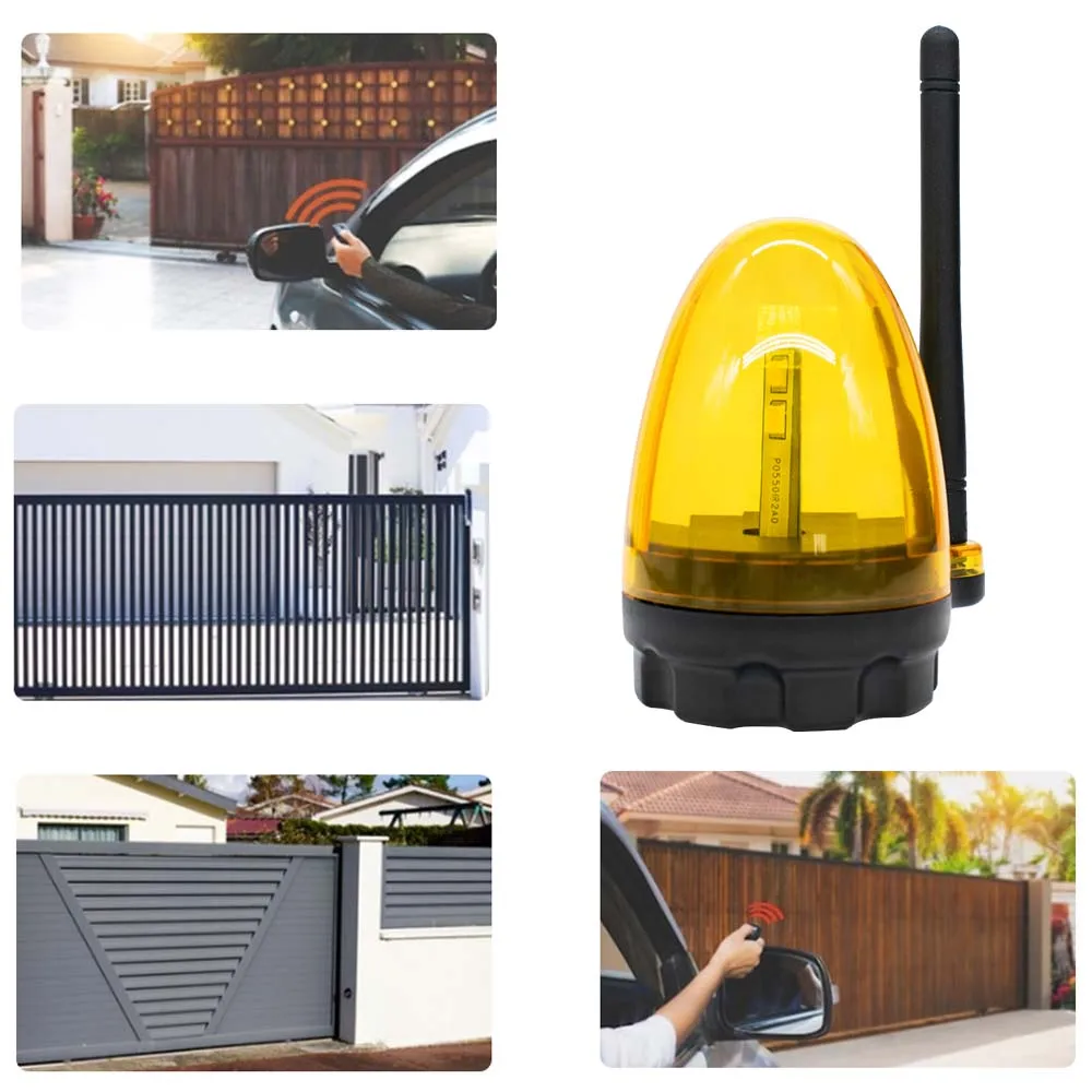 1/3/5/10pcs AC/DC 12-256V Strobe Lamp,Garage Door Light,Emergency Flashing Strobe Safety Traffice Light,Mount Signal Lamp