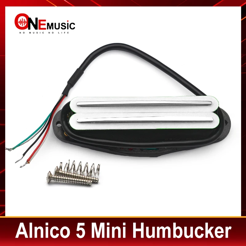 Alnico 5 Twin Blade Humbucker Mini Double Coil Pickup 9K for ST Single Size Pickup Electric Guitar Replacement