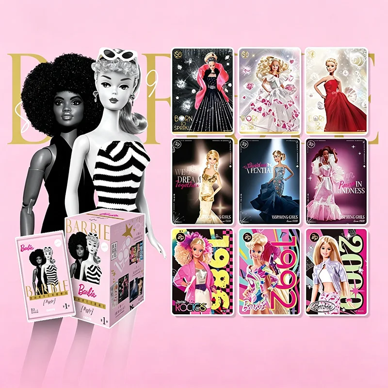 Genuine Kayou Barbie Fantasy Unlimited True Self Edition SE Bright Gemstone & SP Red Carpet Rare Cards for Fashion Collectors