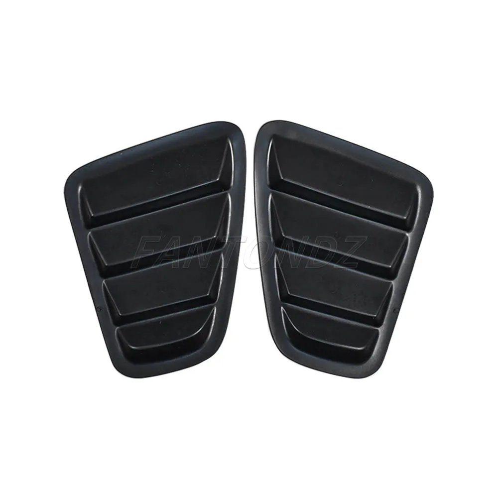 ABS لامع أسود/الكربون نظرة الخلفية الذيل غطاء خفيف ملصق مزخرفة لشركة فيات 500 Abarth 595 695 2016-2024 #6