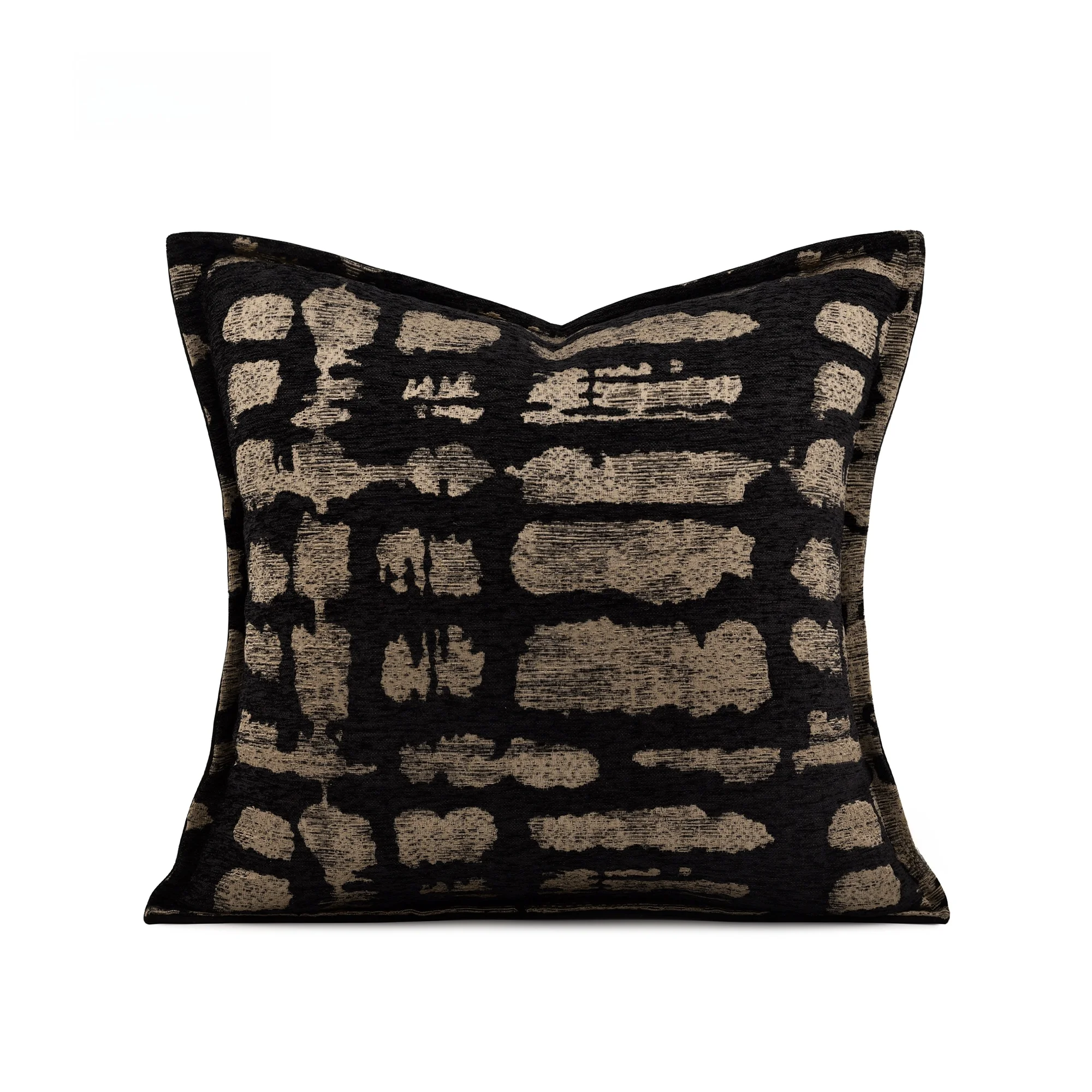 

Новая декоративная наволочка в китайском стиле для виллы, с абстрактным узором тушью и водой, для дивана, элитная, для офиса продаж