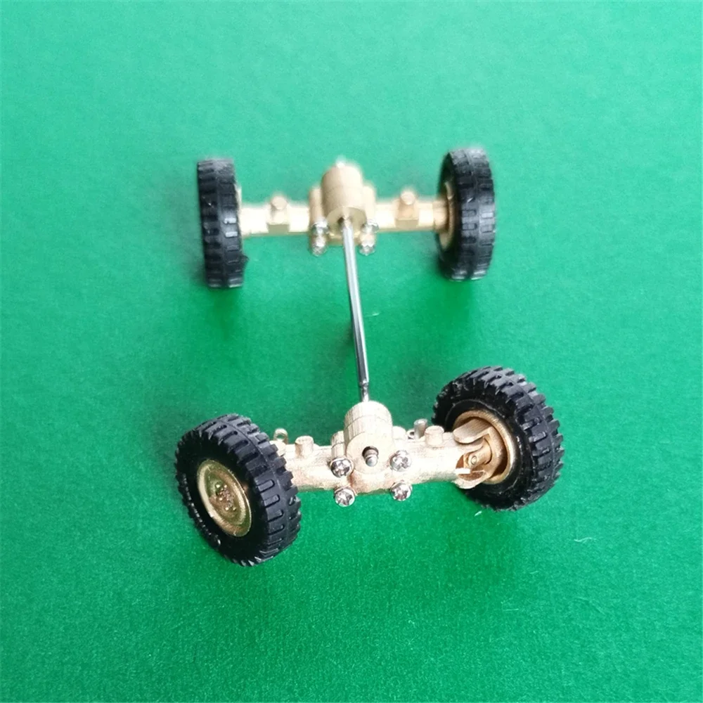 15:1 Mini zestaw osi 15T statyczna zmodyfikowana oś DIY 1/87 1/72 1/64 materiał tulei osi