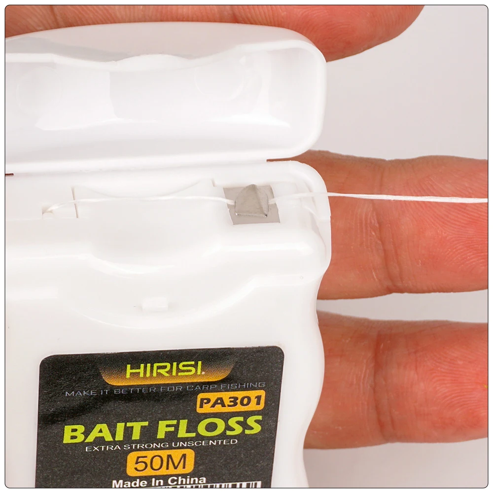 HIRISI 50M Köderfaden Boilie-Köderschnur mit Schneidbox Karpfenangeln Pop-Up-Rig Chod Zig Rig Angelzubehör PA301 – Detail 2