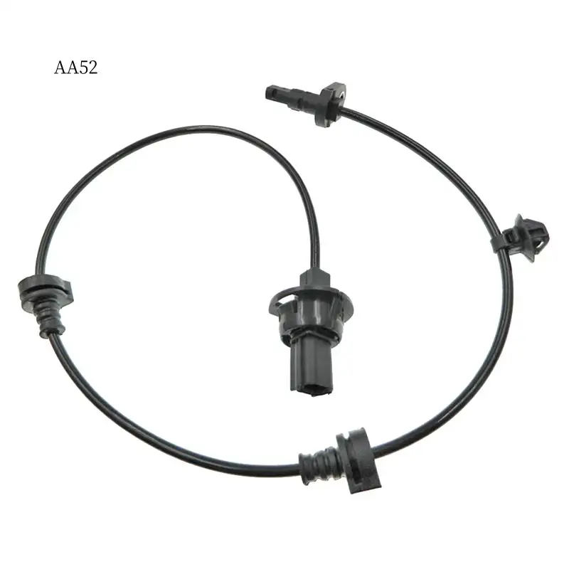 

AS-2 PCS 57455-T5A-013 57450-T5A-013 Front Left + Right ABS Wheel Speed Sensor Black ABS For Honda City Fit 1.5L 15-19