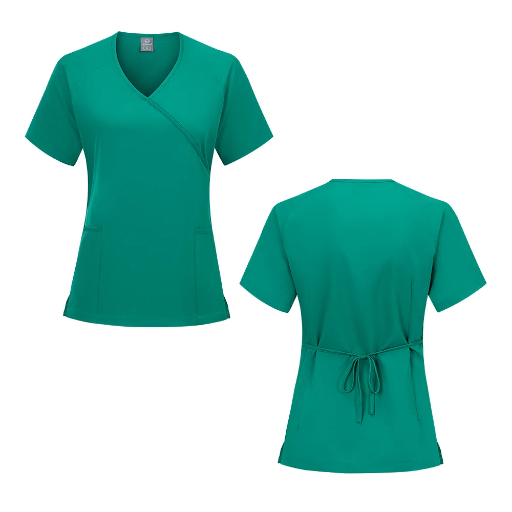 ขายร้อนพยาบาลชุดขัดผู้หญิงต่อต้านริ้วรอยล้างทําความสะอาดได้นุ่มชุดโรงพยาบาล Medical Scrubs ผู้หญิงขัดชุดอุปกรณ์การแพทย์
