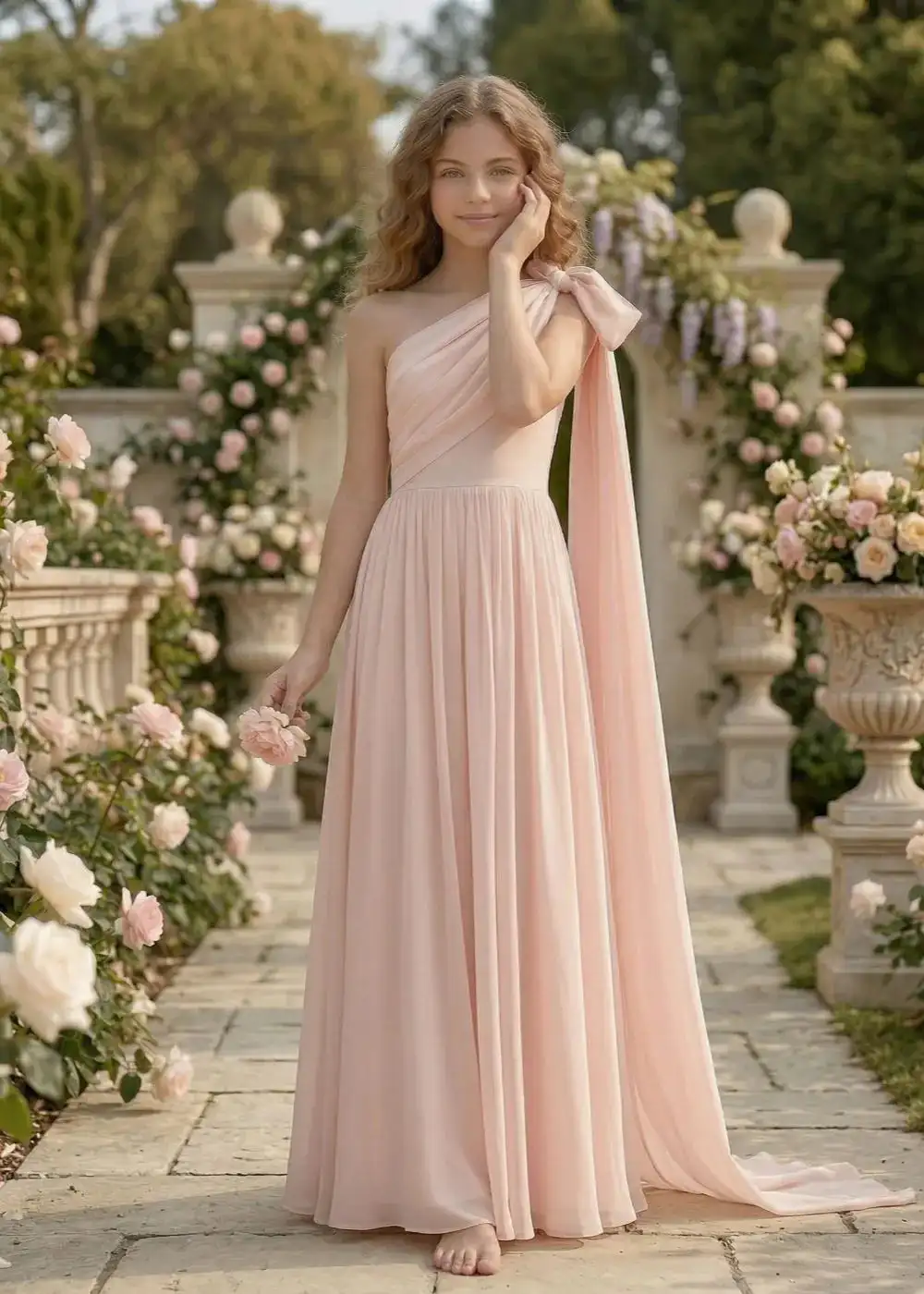 abito-elegante-in-chiffon-per-bambina-monospalla-linea-ad-a-lunghezza-al-pavimento-per-matrimonio-damigella-d'onore-damigella-delle-fiori-con-fiocco-e-nastro-per-feste