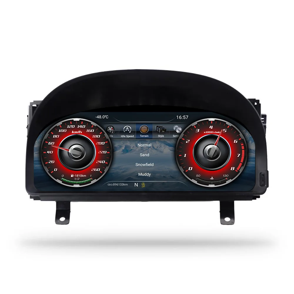 Car Dashboard Cluster Digital For Toyota Alphard 20 30 Vellfire 2007-2018 Auto Instrument Virtual Cockpit  Meter Screen Headunit