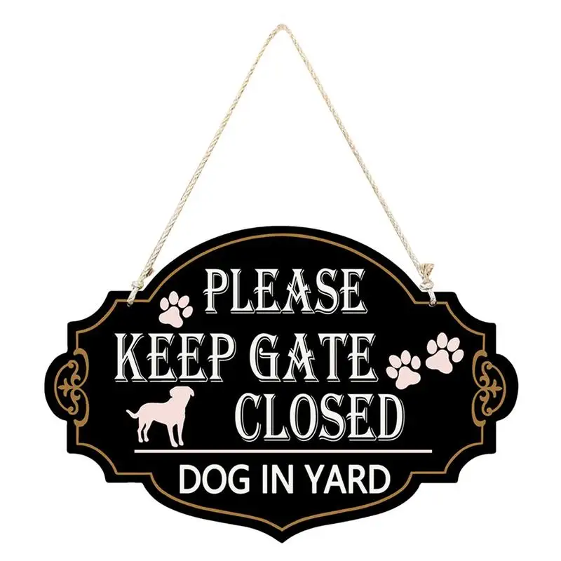 

Fence Door Signs Yard Outdoor Wall Decor 13X9 Inches Beware Of Dog Signs For Fence Close The Gate Dog On Property Sign Dog In