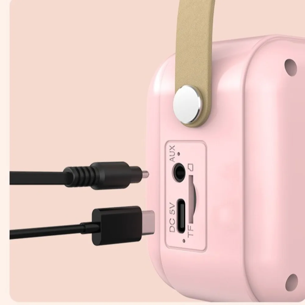 

Мини-караоке Bluetooth-динамик с 1 беспроводной микрофонной картой, сабвуфер, Bluetooth-динамик, караоке-машина большой громкости