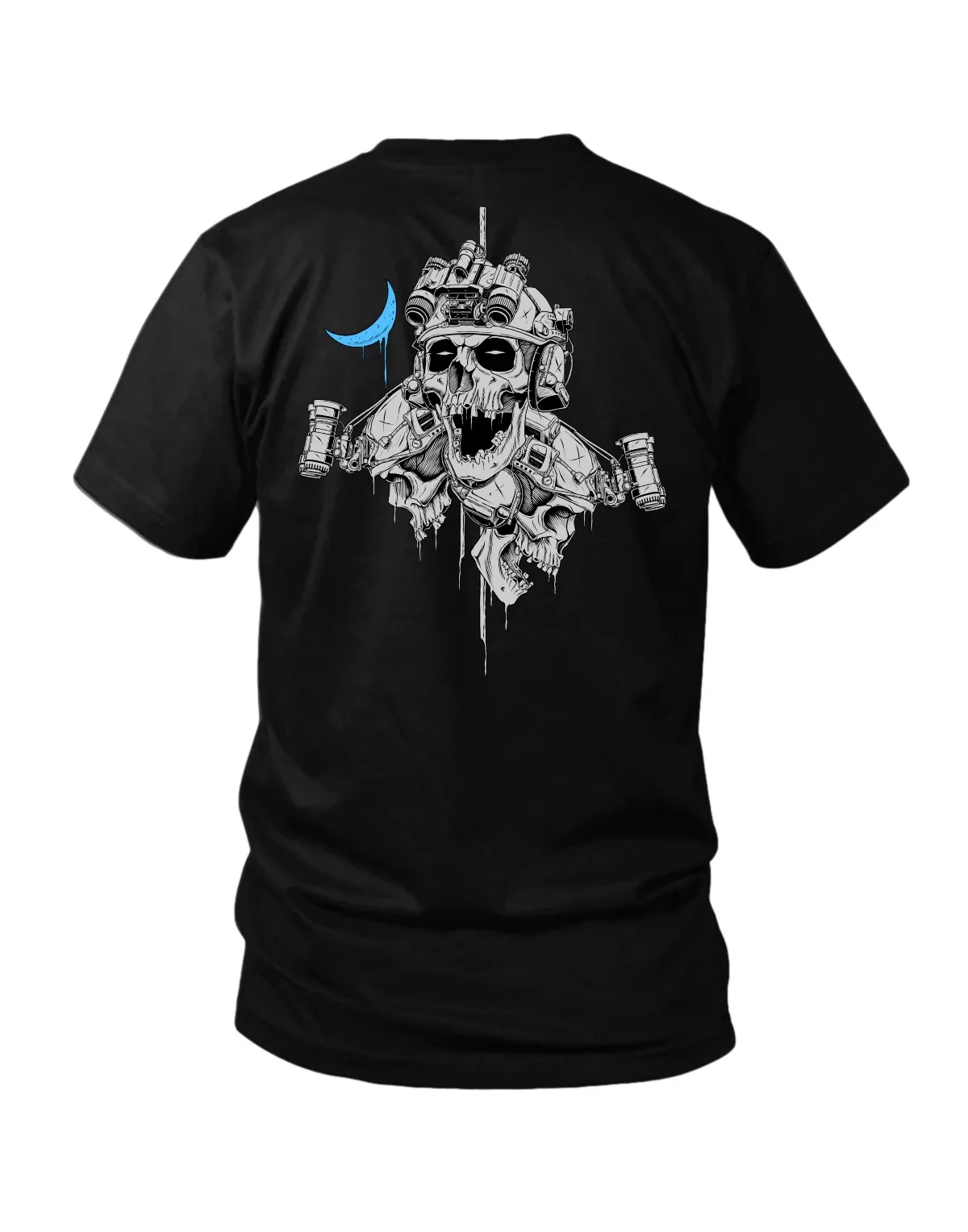 Herrenbekleidung, übergroße taktische T-Shirts, Streetwear, 100 % Baumwolle, lockere Oberteile, atmungsaktiv, klassisches T-Shirt für Militärbegeisterte – Detail 7