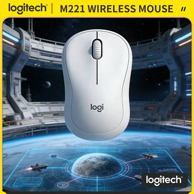 

Бесшумная эргономичная мышь Logitech M221 — радиус действия 10 м, USB-приемник, снижение шума на 90%, идеально подходит для дома, офиса, путешествий и ежедневной работы