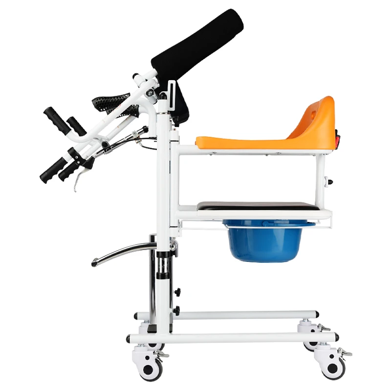 Hydraulic Imove Patient Transfer Chair With Commode Lifting Chair For Elderly Moving Bathroom Safety Equipment